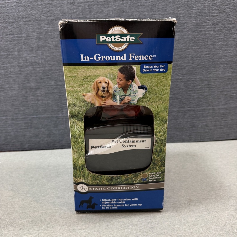 PetSafe In-Ground Fence Black PRF-3004W-20 Pet Containment System Open Box